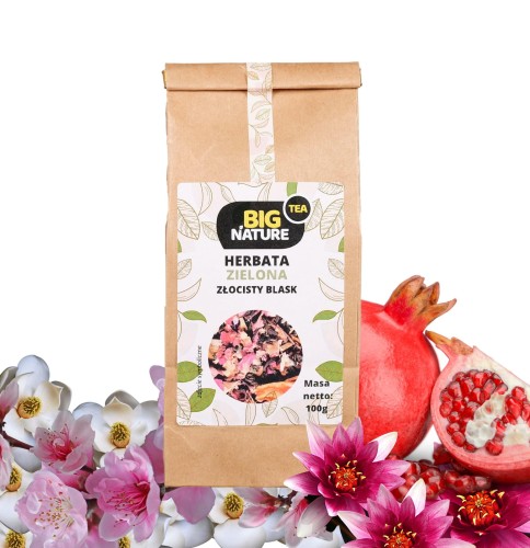 5903351626729 Herbata zielona ZŁOCISTY BLASK 100g MIXBRANDS