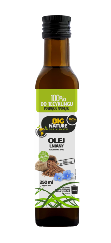 5903351628990 Olej lniany tłoczony na zimno 250ml MIXBRANDS