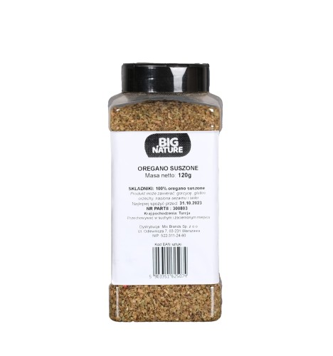 5903351625074 OREGANO SUSZONE 120G MIXBRANDS