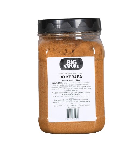 5903351625425 PRZYPRAWA DO KEBABA MIEL. bez soli i chem 1KG MIXBRANDS