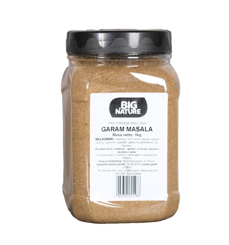 5903351625487 PRZYPRAWA GARAM MASALA MIEL. bez soli i chem 1KG MIXBRANDS