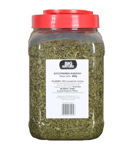 5903351625326 SZCZYPIOREK SUSZONY 400G MIXBRANDS