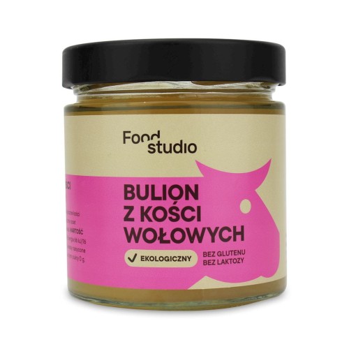 4744481011785 BULION Z KOŚCI WOŁOWYCH BEZGLUTENOWY BIO 350 ml - FOOD STUDIO