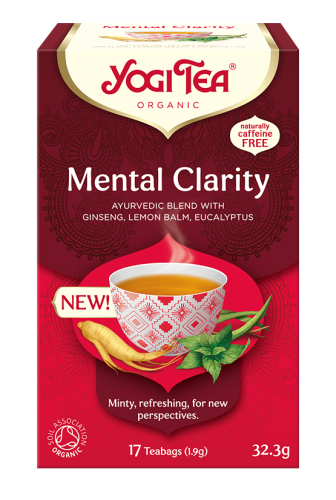 4012824406070 HERBATKA AJURWEDYJSKA JASNOŚĆ UMYSŁU (MENTAL CLARITY) BIO (17 x 1,9 g) 32,3 g - YOGI TEA