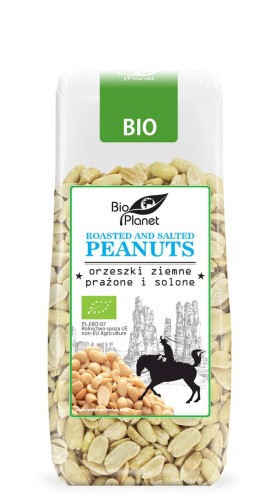 5907670799966 ORZESZKI ZIEMNE PRAŻONE I SOLONE BIO 150 g - BIO PLANET