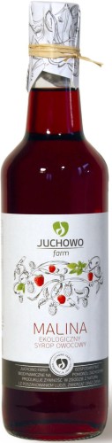 5901549866018 SYROP MALINOWY BIO 500 ml - JUCHOWO (FUNDACJA)
