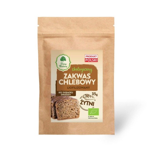 5904538032494 ZAKWAS CHLEBOWY ŻYTNI LIOFILIZOWANY BIO 35 g - DARY NATURY