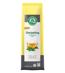 HERBATA CZARNA DARJEELING LIŚCIASTA DEMETER BIO 75 g - LEBENSBAUM