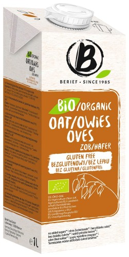 4004790023795 NAPÓJ OWSIANY BEZ DODATKU CUKRÓW BEZGLUTENOWY BIO 1 L - BERIEF