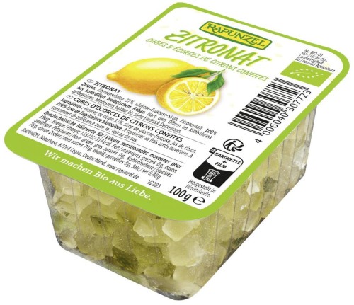 4006040307723 SKÓRKA CYTRYNY KANDYZOWANA BIO 100 g - RAPUNZEL