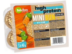 Mini bułeczki HP z sezamem 3x40g. Produkt bezglutnowy 