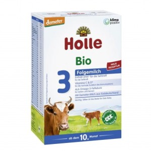 MLEKO KROWIE 3 NASTĘPNE DLA NIEMOWLĄT PO 6 MIESIĄCU DEMETER BIO 600 g - HOLLE