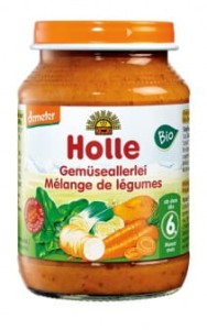 PRZECIER WARZYWNY BEZGLUTENOWY OD 6 MIESIĄCA DEMETER BIO 190 g - HOLLE