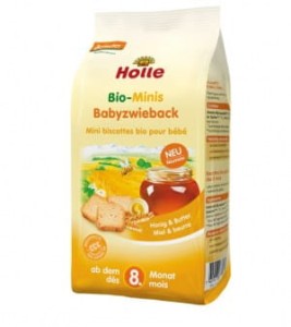 SUCHARKI Z MIODEM I MASŁEM OD 12 MIESIĄCA DEMETER BIO 100 g - HOLLE