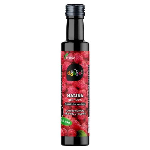 5903728830414 Malina sok 100% A to dobre! 250 ml