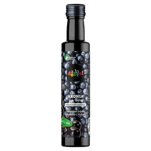 5903728830421 Aronia sok 100% A to dobre! 250 ml