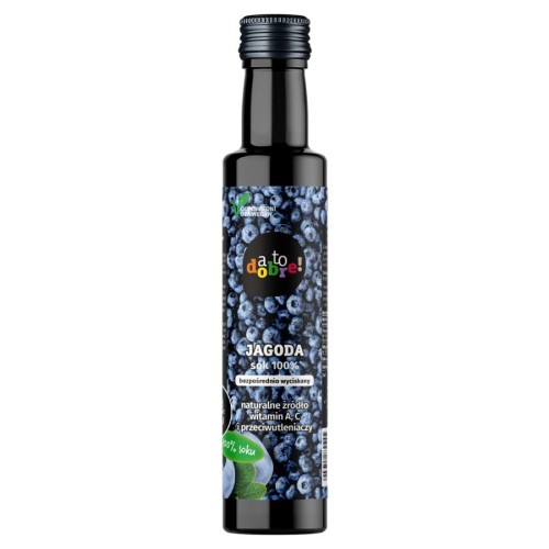 5903728830445 Jagoda sok 100% A to dobre! 250 ml