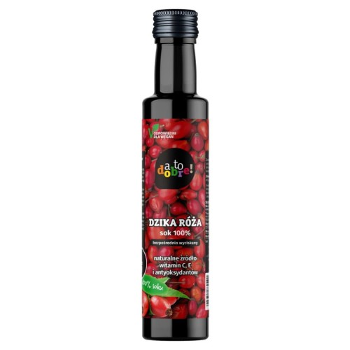 5903728830490 Dzika róża sok 100% A to dobre! 250 ml