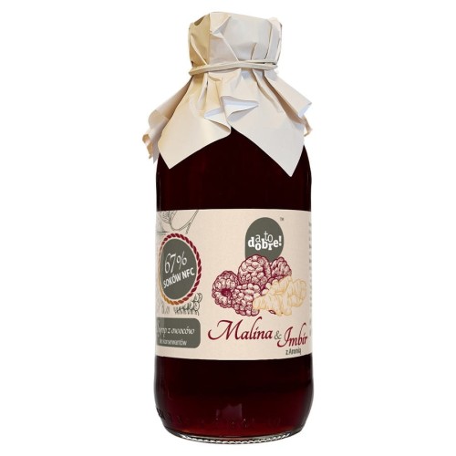 5903728831169 Syrop z malin aronii i imbiru A to dobre! 330 ml