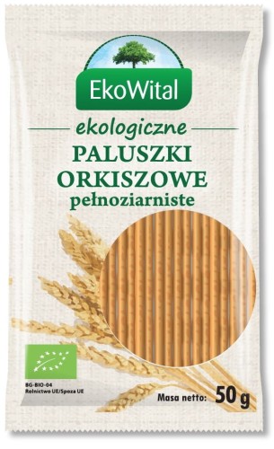 5908249979338 Paluszki orkiszowe pełnoziarniste BIO 50 g