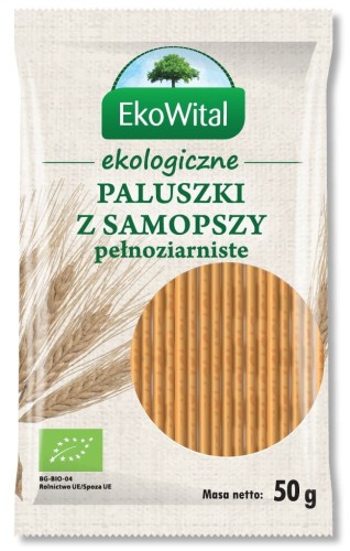 5908249979345 Paluszki z samopszy pełnoziarniste BIO 50 g