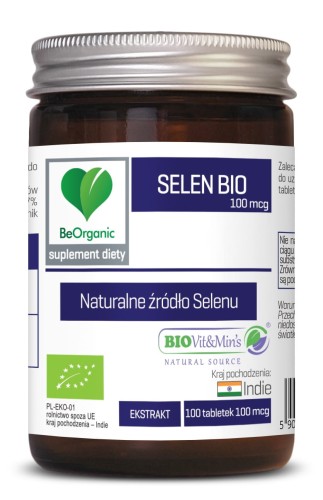 5903242581809 SELEN EKSTRAKT BIO 100 TABLETEK (100 mcg) - BE ORGANIC