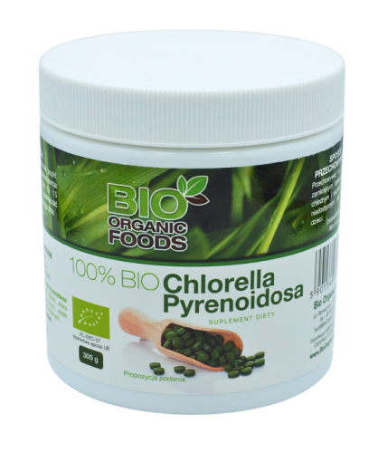 5901549747089 CHLORELLA PYRENOIDOSA BIO (250 mg) 1200 TABLETEK - BIO ORGANIC FOODS