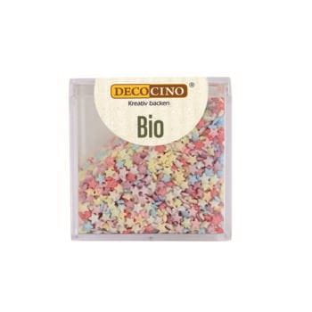 4250448338289 POSYPKA CUKROWA KOLOROWE GWIAZDKI BIO 50 g - DEKOBACK