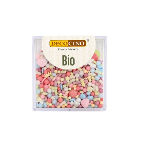 4250448338296 POSYPKA CUKROWA KOLOROWE PARTY MIX BIO 60 g - DEKOBACK