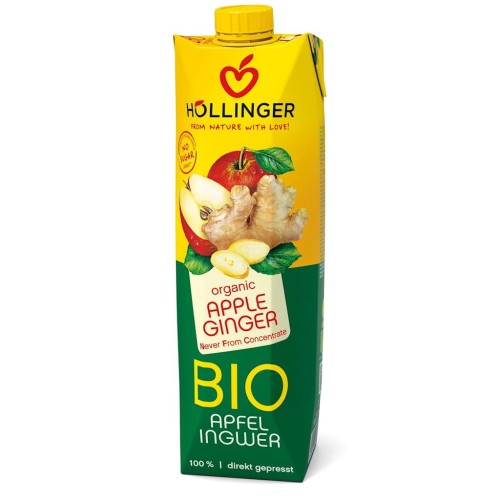 9120008993867 SOK JABŁKOWO - IMBIROWY BIO 1 L -  HOLLINGER