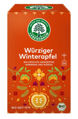 4012346542201 HERBATKA PIKANTNA "ZIMOWE JABŁKO" BIO (20 x 2,5 g) 50 g - LEBENSBAUM (PRODUKT SEZONOWY)