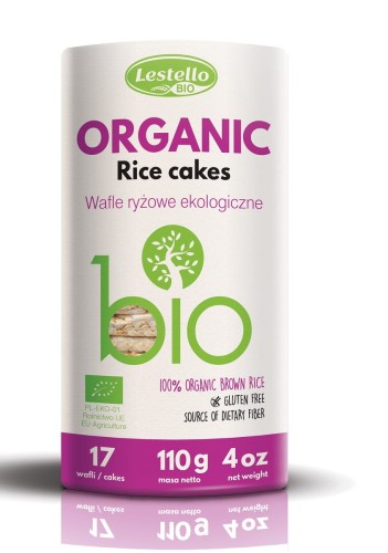 5902609000762 WAFLE RYŻOWE BEZGLUTENOWE BIO 110 g - LESTELLO