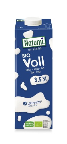9020200032701 NAPÓJ OWSIANO - SOJOWY 3,5 % BEZ DODATKU CUKRÓW BIO 1 L - NATUMI