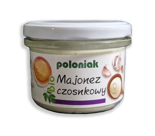 5902020922148 MAJONEZ CZOSNKOWY BIO 200 ml - POLONIAK