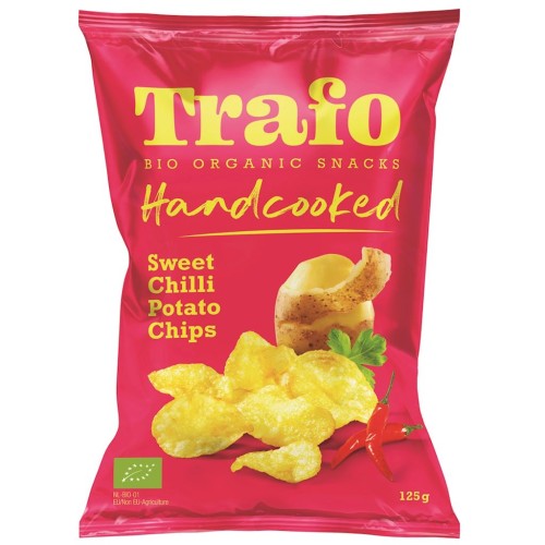 8718754502559 CHIPSY ZIEMNIACZANE O SMAKU SŁODKIE CHILI BIO 125 g - TRAFO