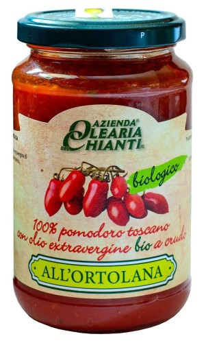 8004025801514 SOS POMIDOROWY Z TOSKAŃSKICH POMIDORÓW Z WARZYWAMI BEZGLUTENOWY BIO 340 g - AZIENDA OLEARIA CHIANTI