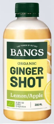 5706296901711 SHOT IMBIROWY Z JABŁKIEM I CYTRYNĄ BIO 300 ml - BANGS