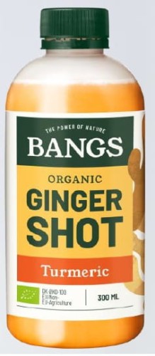 5706296901957 SHOT IMBIROWY Z KURKUMĄ BEZ DODATKU CUKRU BIO 300 ml - BANGS