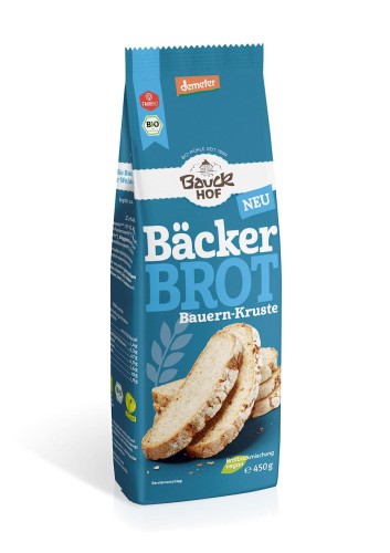 4015637017761 MIESZANKA DO WYPIEKU CHLEBA WIEJSKIEGO DEMETER BIO 450 g - BAUCK HOF