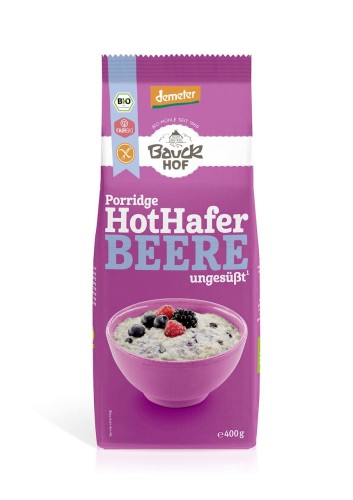 4015637825410 OWSIANKA Z OWOCAMI LEŚNYMI BEZ DODATKU CUKRU BEZGLUTENOWA DEMETER BIO 400 g - BAUCK HOF