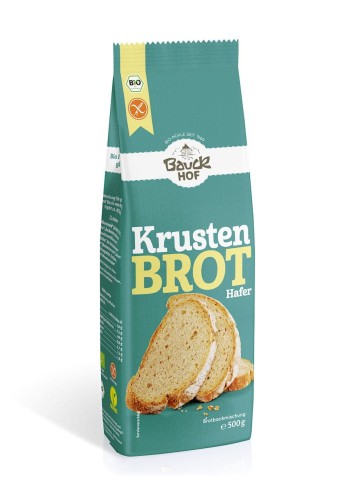 4015637827445 MIESZANKA DO WYPIEKU CHLEBA Z MĄKI OWSIANEJ BEZGLUTENOWA BIO 500 g - BAUCK HOF