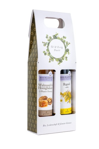4260355586277 ZESTAW PREZENTOWY OLEJ RZEPAKOWY & DRESSING BIO (2 x 250 ml) - BIO PLANETE