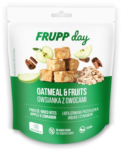 5900038003712 FRUPP DAY KOSTKI OWSIANE JABŁKO - CYNAMON BEZGLUTENOWE 25 g - CELIKO