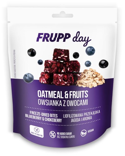 5900038003729 FRUPP DAY KOSTKI OWSIANE JAGODA - ARONIA BEZGLUTENOWE 25 g - CELIKO