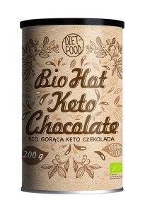 KETO GORĄCA CZEKOLADA BIO 200 g - DIET-FOOD