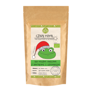 KASZKA OWSIANA Z DAKTYLAMI I SZPINAKIEM BEZ DODATKU CUKRU BIO 200 g - HELPA