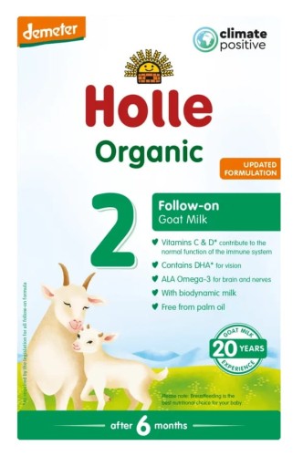 7640230492010 MLEKO NASTĘPNE KOZIE 2 DLA NIEMOWLĄT PO 6 MIESIĄCU BIO 400 g - HOLLE