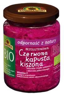 KAPUSTA KISZONA CZERWONA BEZGLUTENOWA BIO 400 g - KOWALEWSKI