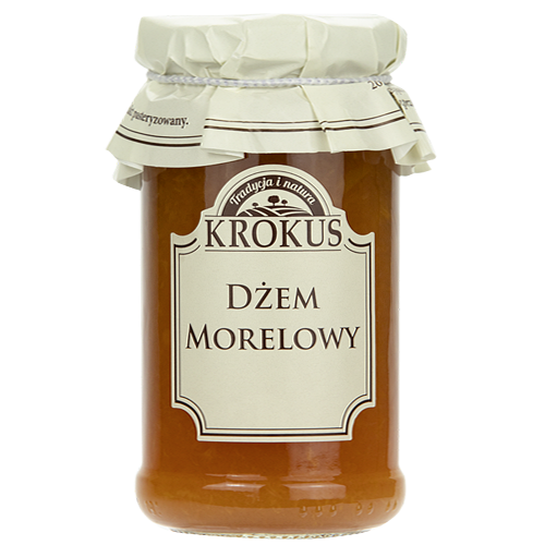 5906732622846 DŻEM MORELOWY O OBNIŻONEJ ZAWARTOŚCI CUKRU BEZGLUTENOWY 235 g - KROKUS