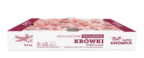 5907713374068 KRÓWKI O SMAKU TOFFI BEZMLECZNE BEZGLUTENOWE BIO 2,1 kg - ME GUSTO (SUPER KRÓWKA)